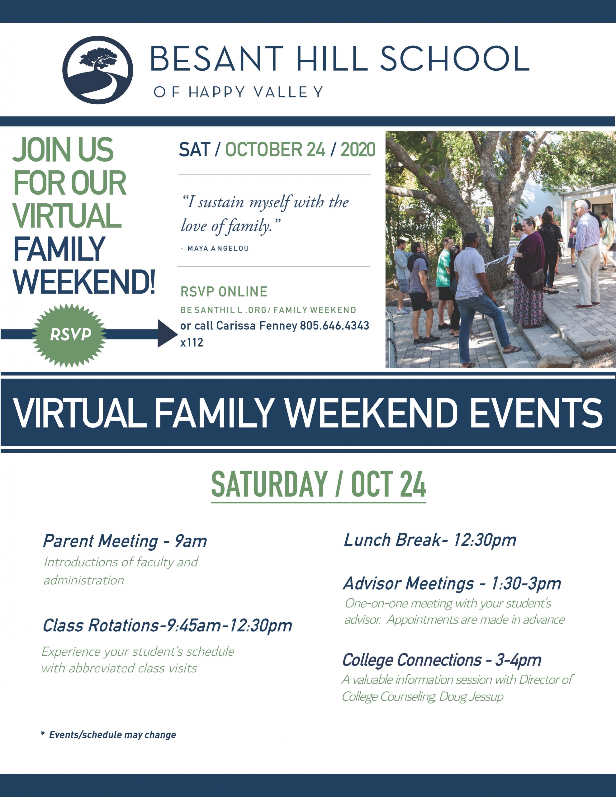 invite-family_weekend 2020 Family Weekend 2020
