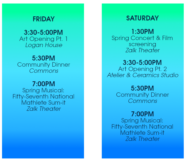 familyweekendschedule