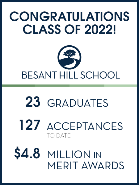 college prep boarding school class of 2022 college acceptances